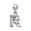 Mio Memento Sterling Silver Letter R Dangle Initial Charm