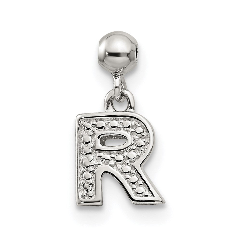 Mio Memento Sterling Silver Letter R Dangle Initial Charm