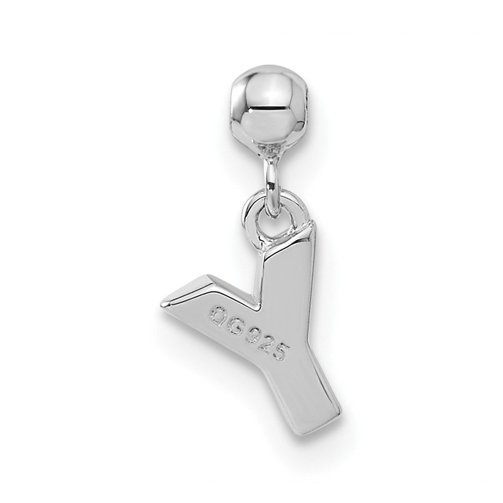 Mio Memento Sterling Silver Letter Y Dangle Initial Charm