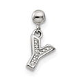 Mio Memento Sterling Silver Letter Y Dangle Initial Charm