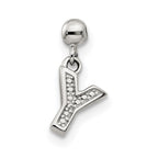 Mio Memento Sterling Silver Letter Y Dangle Initial Charm