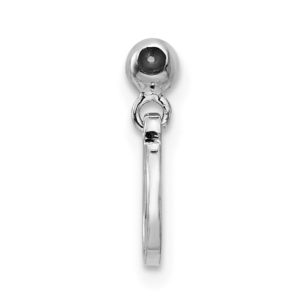 Mio Memento Sterling Silver Rhodium-plated Gold-tone Dangle Scorpio Charm