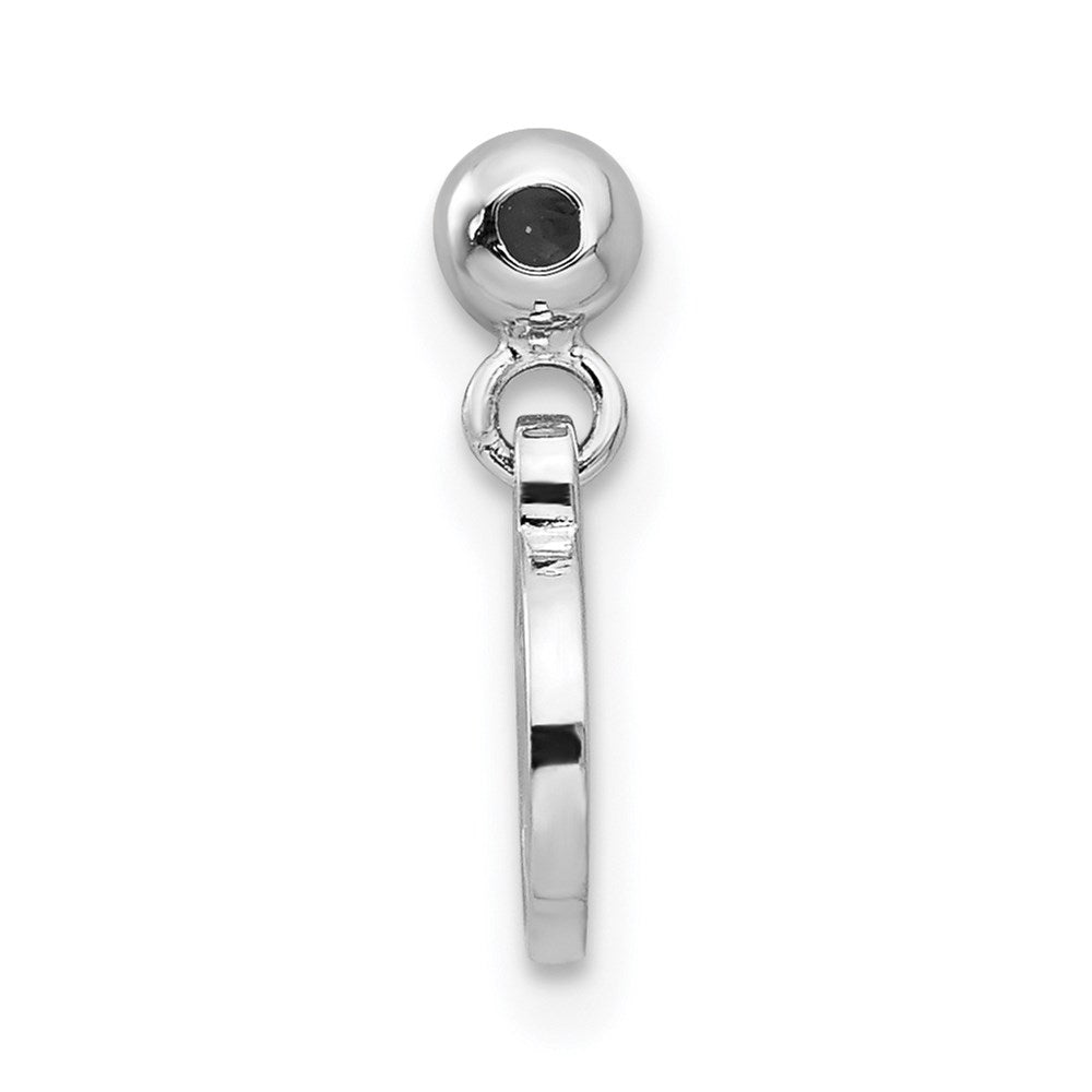 Mio Memento Sterling Silver Rhodium-plated Gold-tone Dangle Virgo Charm