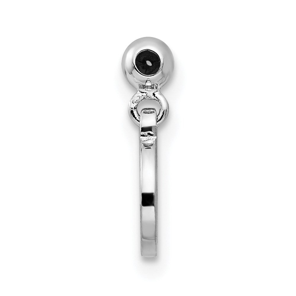 Mio Memento Sterling Silver Rhodium-plated Gold-tone Dangle Taurus Charm