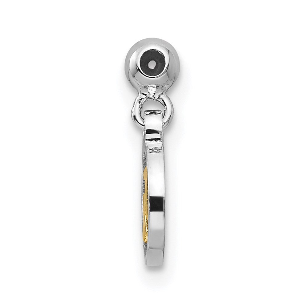 Mio Memento Sterling Silver Rhodium-plated Gold-tone Sagittarius Charm