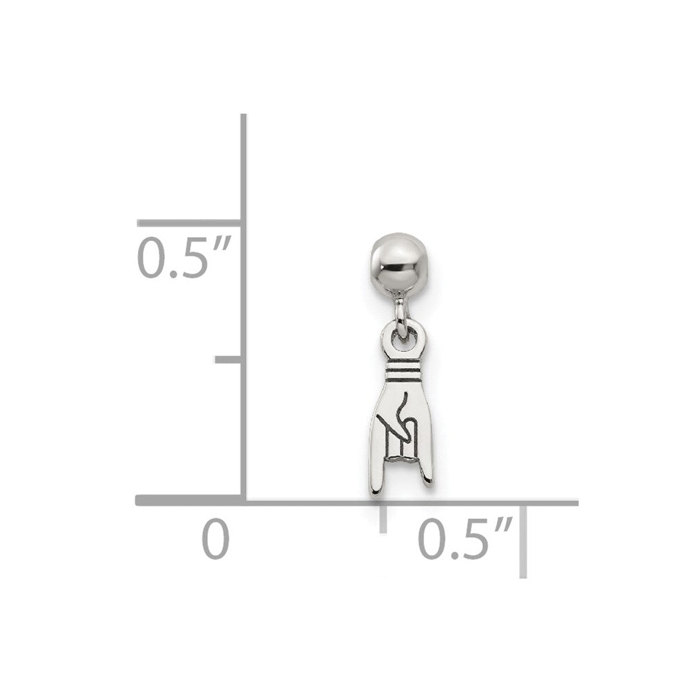 Mio Memento Sterling Silver Dangle Hand Charm