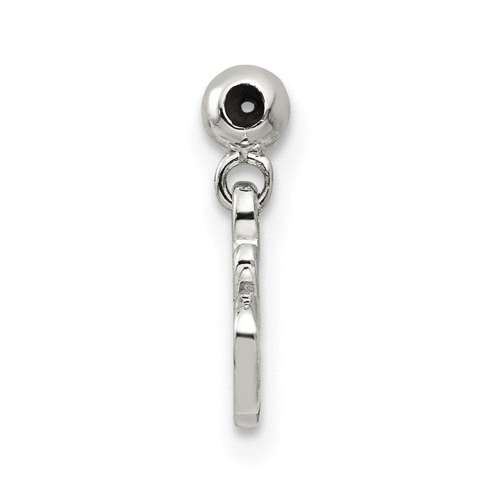Mio Memento Sterling Silver Dangle Claddagh Charm