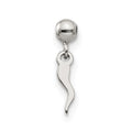 Mio Memento Sterling Silver Dangle Italian Horn Symbol Charm