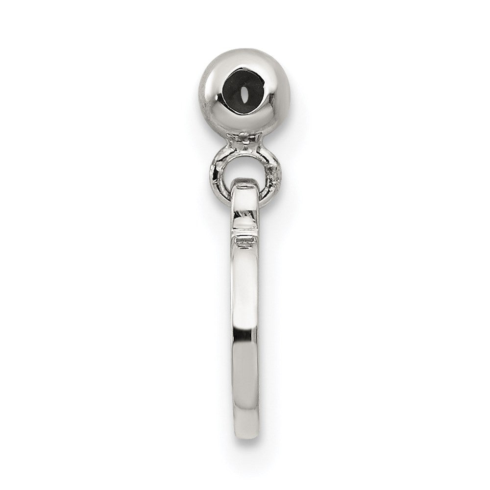 Mio Memento Sterling Silver Dangle XO Charm