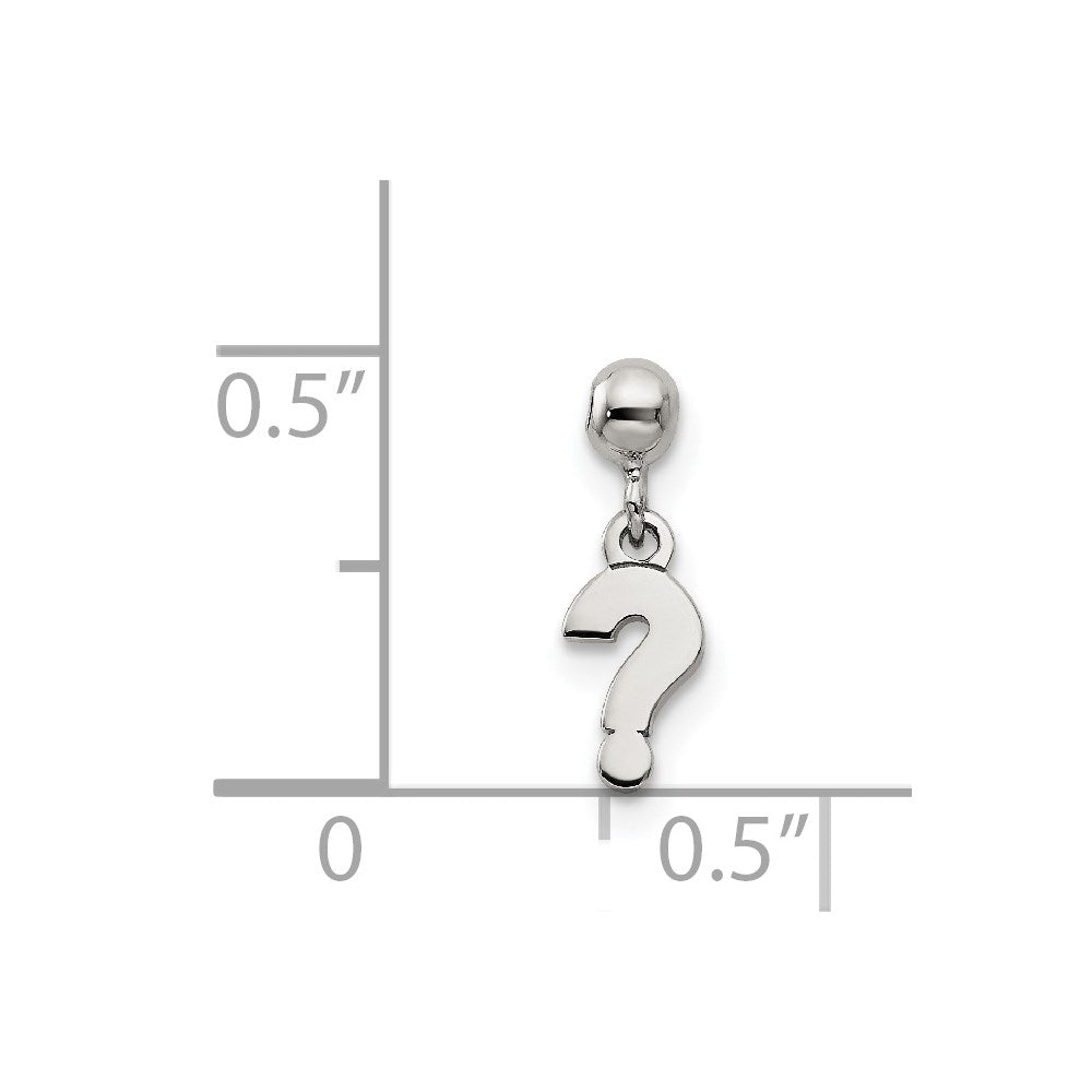 Mio Memento Sterling Silver Dangle Question Mark Charm
