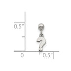 Mio Memento Sterling Silver Dangle Question Mark Charm