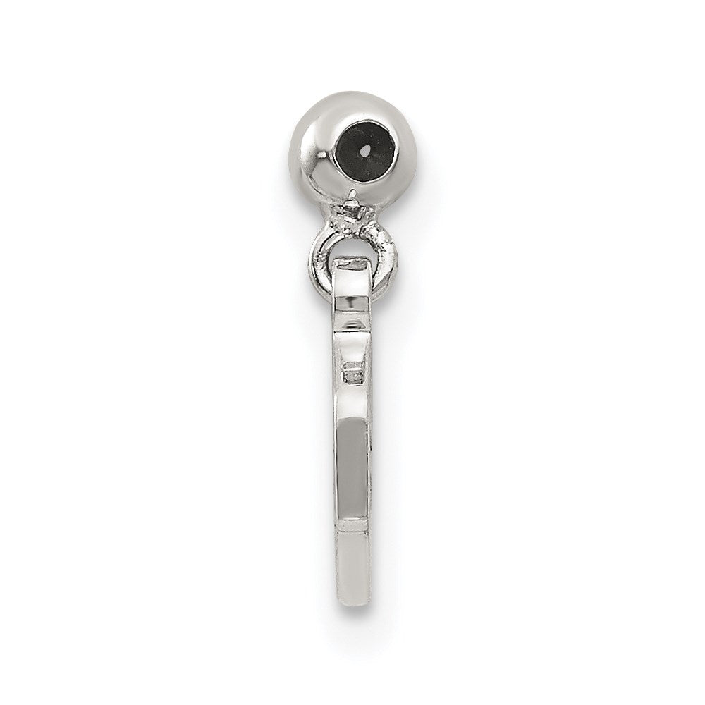 Mio Memento Sterling Silver Dangle Baby Block Charm