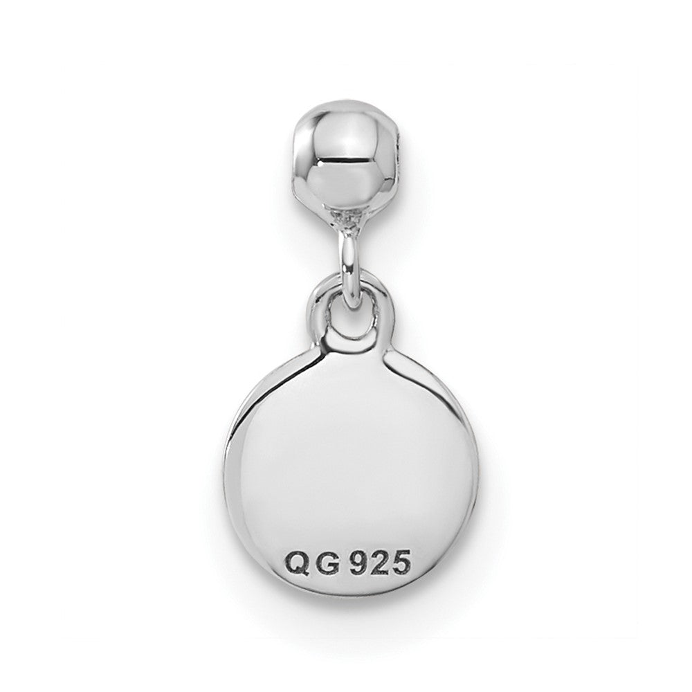 Mio Memento Sterling Silver Enamel Dangle Basket Ball Charm