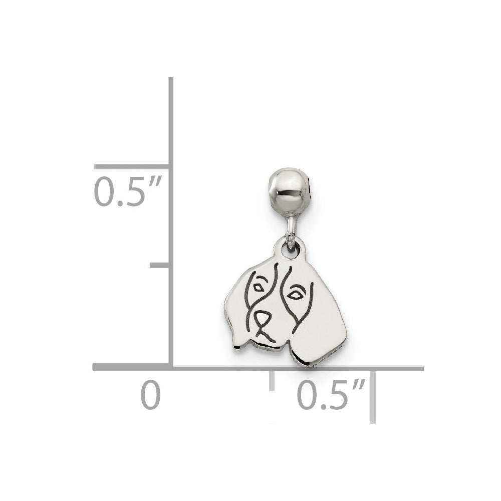 Mio Memento Sterling Silver Dangle Dog Charm