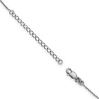 Brilliant Embers Sterling Silver Rose Gold-plated Pink CZ w/ 2in ext Necklace
