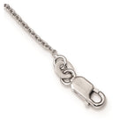 Brilliant Embers Sterling Silver Rose Gold-plated 68 Stone 18 inch Micro Pav‚ CZ  LOVE Necklace with 2 Inch Extender