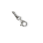 Brilliant Embers Sterling Silver Rhodium-plated 87 Stone 7 inch Micro Pav‚ CZ Feather Bracelet with 1 inch Extender