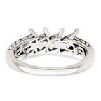 Sterling Silver Antiqued w/14k 4-stone Mother's Ring