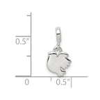 Sterling Silver Polished Bird Enhancer