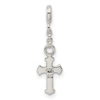 Sterling Silver Cross 1/2in Dangle Enhancer