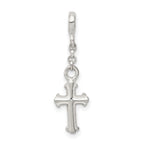 Sterling Silver Cross 1/2in Dangle Enhancer