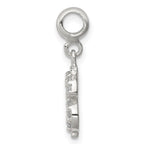 Sterling Silver CZ Dollar Sign Enhancer