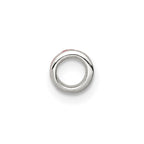 Sterling Silver Red Enameled Spacer Enhancer