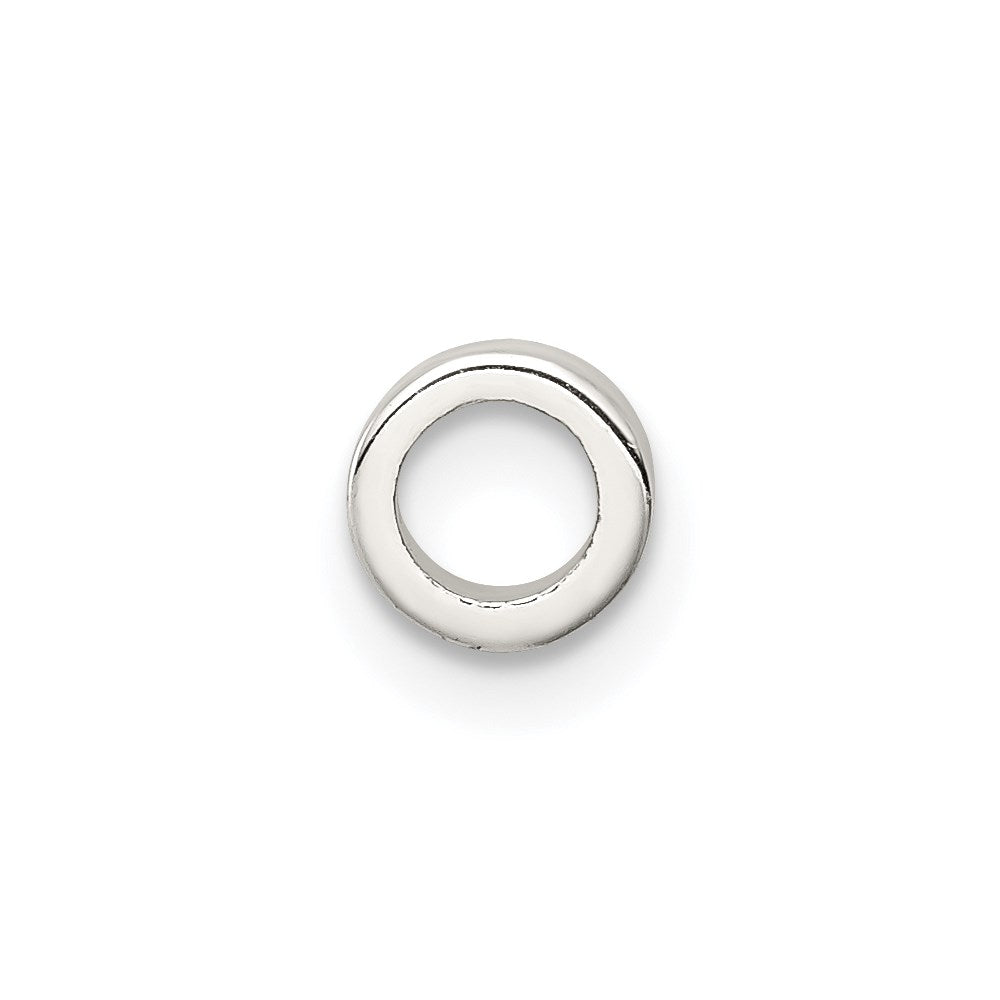 Sterling Silver Cream Enameled Spacer Enhancer