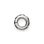 Sterling Silver Black CZ Spacer Enhancer