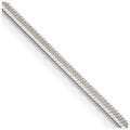Sterling Silver 1.65mm Octagonal Snake Chain