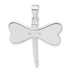 Sterling Silver w/ Stellux Crystal Dragonfly Pendant