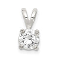 Sterling Silver CZ Pendant