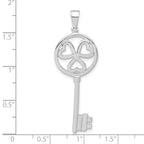 Sterling Silver Key Pendant
