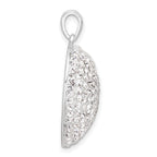 Sterling Silver Stellux Crystal Heart Pendant