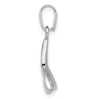 Sterling Silver Rhodium-plated Trinity Pendant