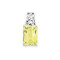 Sterling Silver Lemon Quartz Pendant