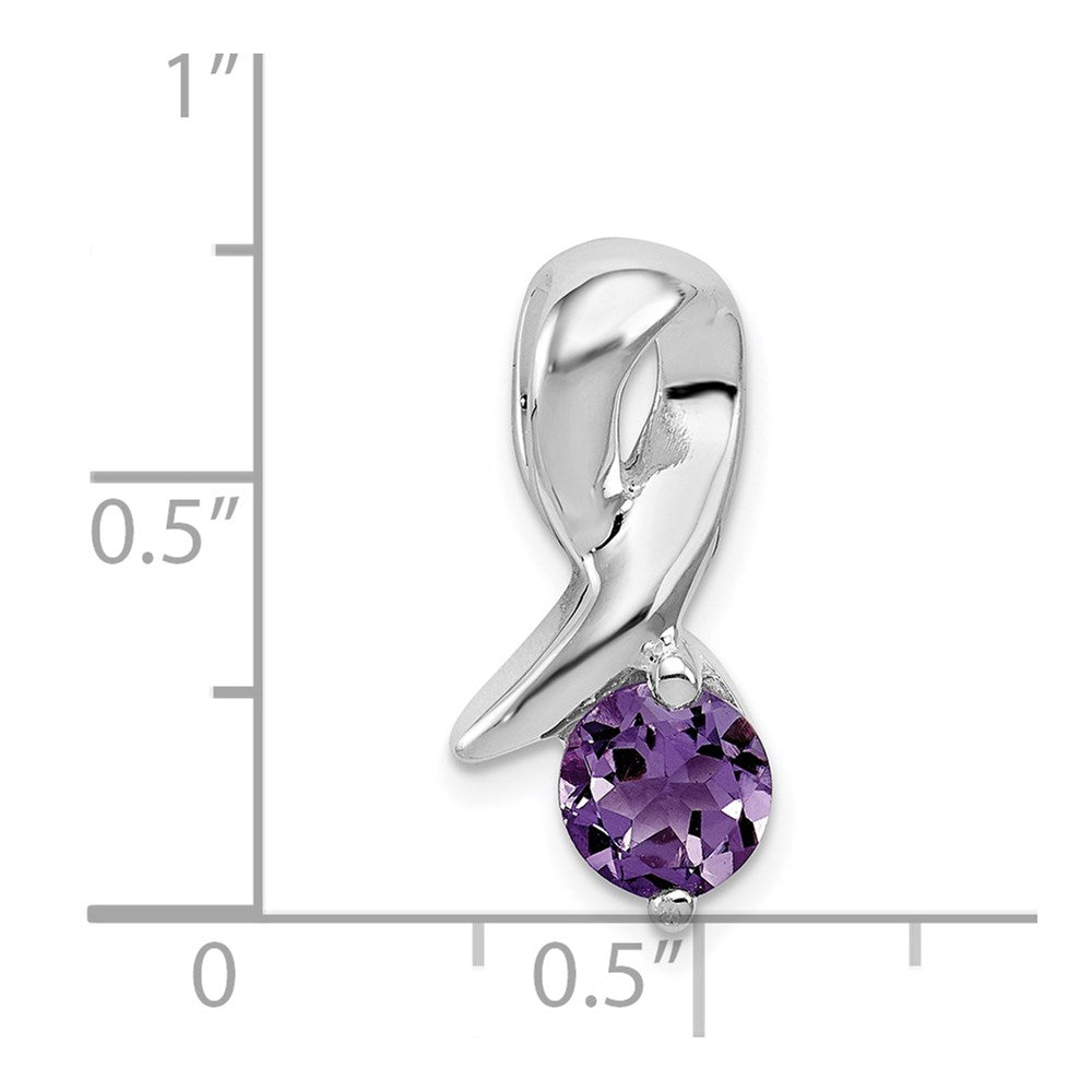 Sterling Silver Amethyst Pendant
