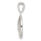 Sterling Silver Polished Tree Pendant