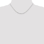 Sterling Silver 1.5mm Fancy Beaded Chain