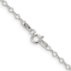 Sterling Silver 2.25mm Fancy Navette Link Chain