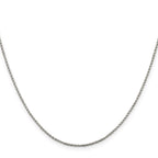 Sterling Silver 1.25mm Twisted Box Chain
