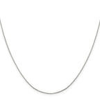 Sterling Silver .6mm 8 Sided Mirror Box Chain