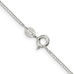 Sterling Silver .9mm 8 Sided Mirror Box Chain