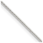 Sterling Silver .9mm 8 Sided Mirror Box Chain
