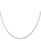 Sterling Silver 1.2mm 8 Sided Mirror Box Chain