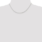 Sterling Silver 1.2mm 8 Sided Mirror Box Chain