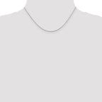 Sterling Silver 1.4mm Flat Oval Cable Chain