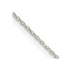 Sterling Silver 1.10mm Forzantine Cable Chain