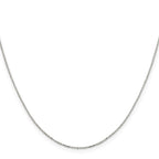 Sterling Silver 1mm 8 Sided D/C Cable Chain