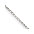 Sterling Silver .9mm Flat Link Cable Chain
